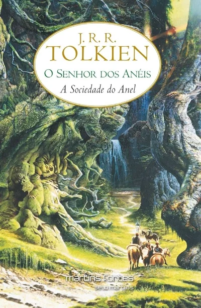 Capa de A sociedade do anel, de Tolkien