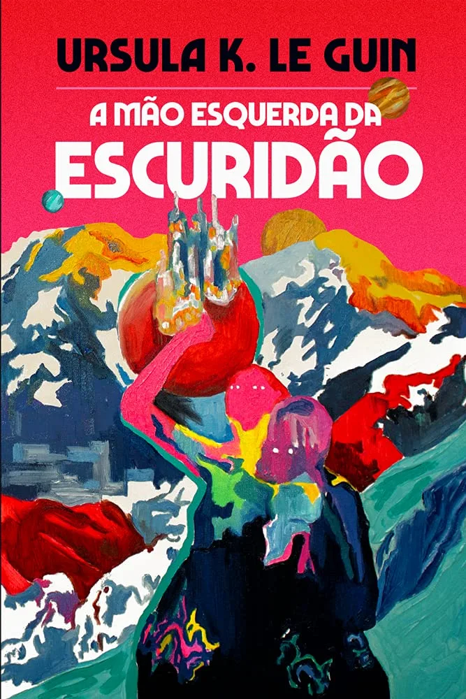 Capa do livro A mão esquerda da escuridão, de Ursula K.- e Guin
