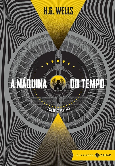Capa do livro "A máquina do tempo", do autor H. G. Wells