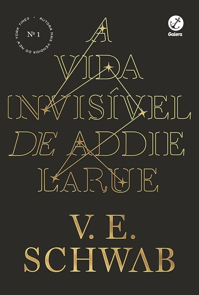 Capa do livro A vida invisível de Addie LaRue, de V. E. Schwab